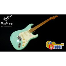 BACCHUS Universe series BST-1-RSM/M 烤楓木 衝浪綠 電吉他，演奏手感舒適，音色清亮穿透力強