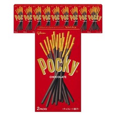 glico 格力高 POCKY巧克力棒 2包入, 10個
