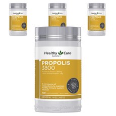 Healthy Care 高濃度蜂膠3800毫克膠囊, 200片, 4個
