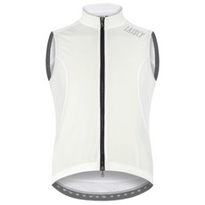 BAISKY百士奇自行車衣男款雙拉鍊防風背心 BKII 白，輕盈透氣，防風保暖，舒適騎行體驗