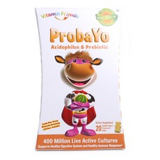 VITAMIN FRIENDS 益生菌香草優格錠, 1罐, 20顆