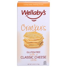 WELLABY 無麩質餅乾 經典起司口味, 1盒, 110g