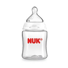 NUK 寬口徑奶瓶 150ml, 透明, 0個月以上