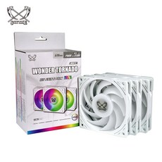 鐮刀刀 霓風丸 12cm ARGB FDB 風扇 白色
