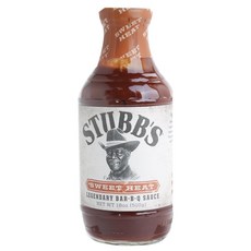 STUBB'S 無麩質無脂肪烤肉醬, 1個, 510克