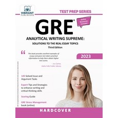 (英文圖書) GRE Analytical Writing Supreme: Solutions to the Real Essay Topics 精裝版, Vibrant Publishers, 英文