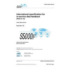 (英文圖書) S5000F International specification for in-service data feedback Issue 3.0 (Part 2/2): S-Ser... 精裝版, Editorial Dragon, 英文
