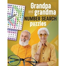 (英文圖書) Grandpa and Grandma Number Search Puzzles 平裝版, Drakeway Publishing, 英文