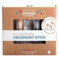 2款臉部彩繪棒 6g, 1個, 黃色,黑色