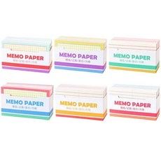 微光紀事盒裝索引卡 多色便條紙素材紙 手賬記事留言打底紙, 木槿時分