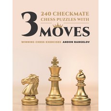 (英文圖書) 240 Checkmate Chess Puzzles With Three Moves: Winning Chess Exercises 平裝版, Independently Published, 英文