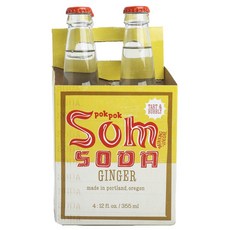 Pok Pok Som 薑味蘇打水, 4件, 355ml