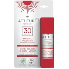 ATTITUDE 礦物防曬棒 SPF30, 1入, 18.4g
