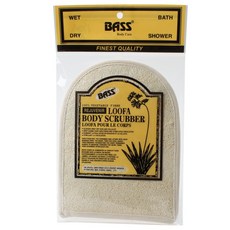 BASS BRUSHES 植物纖維絲瓜沐浴巾, 1個, #36, 1入