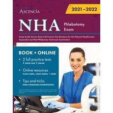 NHA Phlebotomy Exam Study Guide: Review Book with Practice Test Questions for the National Healthcar... 平裝版, Ascencia Test Prep, 英文