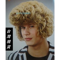 瘋狂派對 萬聖節/聖誕節cosplay舞會服裝 造型假髮-金色飛機頭, 金色飛機頭, 金色