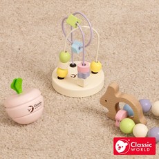【德國 classic world 客來喜經典木玩】 幼兒寶寶遊戲組 10030, 單一規格, Multicolor