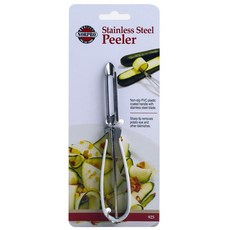 Norpro 白色PVC手柄不鏽鋼削皮器, 1個, 白色