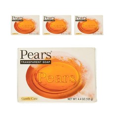 PEARS 溫和護理肥皂, 4個, 125克
