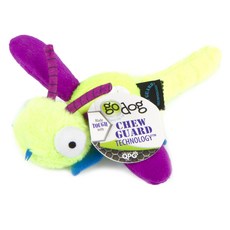 godog Bugs Dragonfly Chew Guard毛絨吱吱狗狗玩具 L, 1個, 酸橙