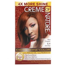 CREME OF NATURE Argan Oil Exotic Shine 顏色, 1個, 6.4 紅銅