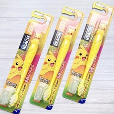 Ginza Stephanie REACH x Pokemon 寶可夢 牙刷, 1個, 黃色, 1入