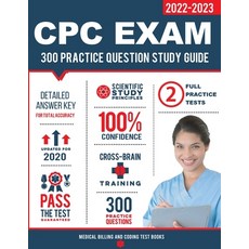 CPC Exam Study Guide: 300 Practice Questions & Answers 平裝版, Medical Billing Coding Test Books, 英文