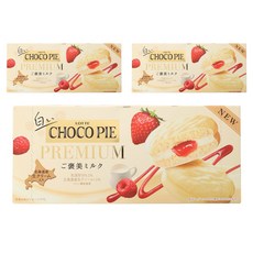 LOTTE 樂天 白巧克力派 牛奶口味 213g, 3個
