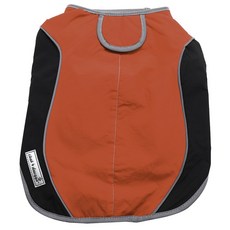 cloak&dawggie Precision Fit 運動派克大狗外套, 紅+黑