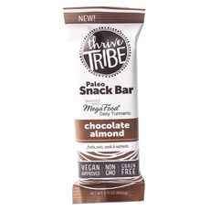 THRIVE TRIBE Thrive Tribe古早味零食棒 巧克力杏仁, 1個, 49.61克