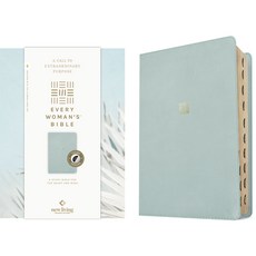 (英文圖書) NLT Every Woman's Bible Filament-Enabled Edition (Leatherlike Sky Blue Indexed) Imitation Leather, Tyndale House Publishers, 英文, 仿皮