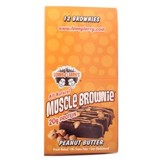 Lenny&Larry's Muscle布朗尼, Peanut Butter, 1盒, 960g