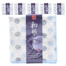 KOKUBO 小久保 日式圖案抹布, 6個, 喇叭花