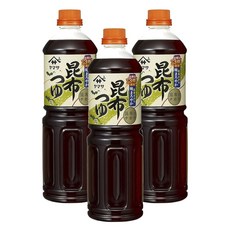 YAMASA 3倍濃縮昆布醬油露, 3個, 1L