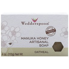 Wedderspoon 蜂蜜手工皂燕麥片, 113g, 1個