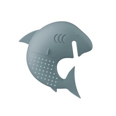 Hikalimedia 鯊魚造型矽膠泡茶器 濾茶器 過濾器 交換禮物 畢業禮物 創意茶具