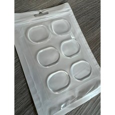 【巴哈樂器】爵士鼓消音膠6片補充包 弱音膠 減少泛音 改善音色 鼓消音墊, 透明