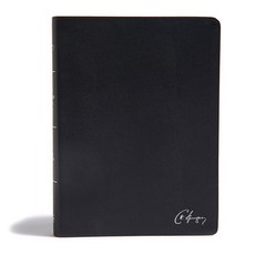 KJV Spurgeon Study Bible Black Genuine Leather Leather, Holman Bibles, 英文, 皮革