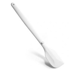 三能 全矽膠刮刀 (小/大) - 耐高溫一體成型烘焙刮刀，輕鬆攪拌、抹平，烘焙必備, 白色, 1個