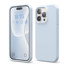 elago iPhone 15 Pro 不沾紋液態矽膠手機殼