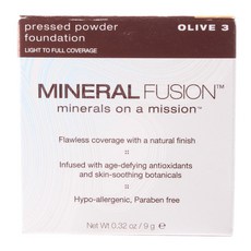 MINERAL FUSION 舒緩緊緻礦物質粉餅, 1入, Olive 3