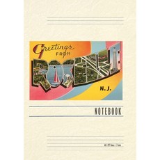 (英文圖書) Vintage Lined Notebook Greetings from Roselle New Jersey 平裝版, Found Image Press, 英文