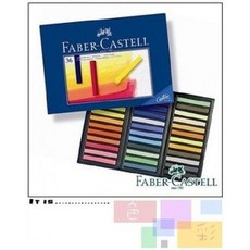 Faber-Castell 36色創意工坊粉彩條 長條型, 詳見包裝, 1個, 36