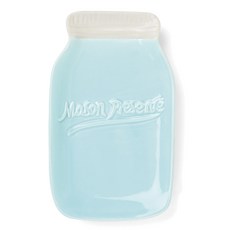 FOX RUN 陶瓷梅森尺勺架炊具架, 1個, 藍色+白色