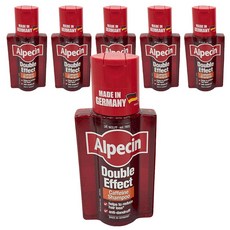 Alpecin 雙效咖啡因抗頭皮屑洗髮露, 6個, 200ml