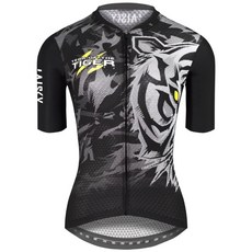 BAISKY百士奇 夏季女款自行車公路車衣 虎威 黑 空力短袖 自行車衣
