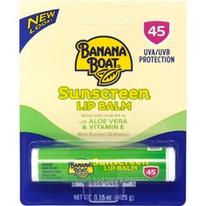 Banana Boat 香蕉船 防曬潤唇膏 SPF45, 1支, 蘆薈&維生素E