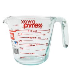 pyrex 耐熱鋼化玻璃量杯, 500ml, 1個