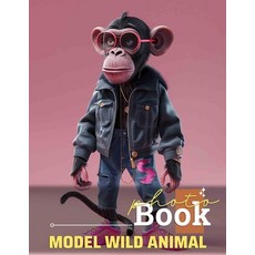 (英文圖書) Model Wild Animal Photo Book: Stunning Collection Of 40 Unique Animal Portraits... 平裝版, Independently Published, 英文