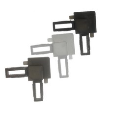 5503 紗窗固定塑膠角 HM018, 牙白色